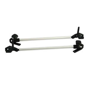 Uk Caravan Window Stays Parts: UK 300mm Tube Window Stay, Black End, Lever Lock