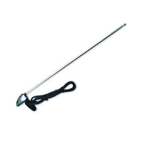 Aerials Speakers Radios: RV Media Radio Antenna Stainless Steel Pillar Mount