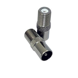 F Socket to Coax Plug