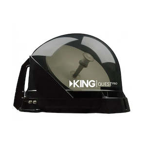 Satellite Dishes Domes: King Quest PRO Fully Auto Satellite Dish-Black Tint