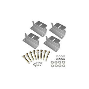 Solar Panels: Solar Panel Brackets Z Shape 4 pieces with screws
