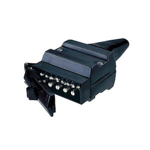 12 Pin Flat Trailer Plug Male