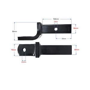 Towing Mirrors: Towball Mount Standard - 3500kg