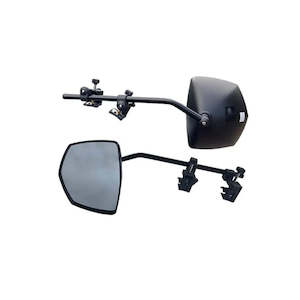 Towing Mirrors: Milenco Platinum Grand Aero Mirror - Pair