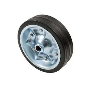 AL-KO Steel Jockey Wheel Only with Solid Rubber Tyre 200mm 629888