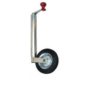 Jockey Wheels And Parts: UK Jockey Wheel - Metal Hub 200mm