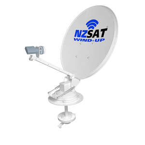 Satellite Dishes Domes: NZSat Wind-Up Satellite Dish