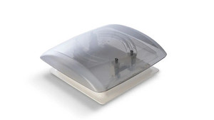 Products: MPK 280 x 280mm 4 Way Roof Vent - White With Tinted Dome
