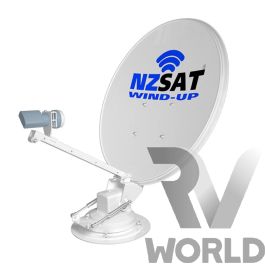 NZSat Wind-Up Satellite Dish - RV World NZ
