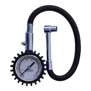 Motorcycle Air Pumps: Oxford Analogue Tyre Pressure Gauge 0-60psi