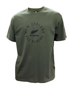 All Blacks NZ Logo T-Shirt Khaki