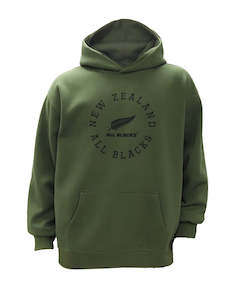 All Blacks NZ Logo Hoodie Khaki