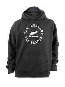 All Blacks NZ Logo Hoodie Black