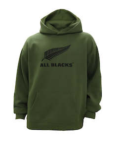 Rugby All Blacks: All Blacks Classic Logo Hoodie Khaki
