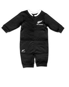 All Blacks Newborn Romper