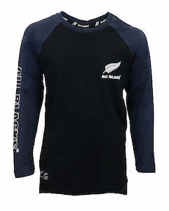All Blacks Raglan Kids Long Sleeve T-Shirt