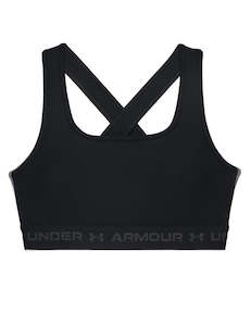 Womens: Under Armour Womens Crossback Mid Bra Black