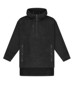Mens Jackets: Hauroko Windproof Fleece Black