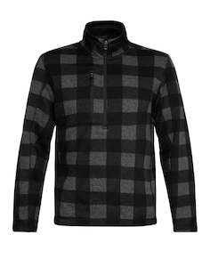 Okarito Half Zip Fleece Grey/Black