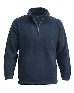 Mens Jackets: Microfleece Half Zip Top