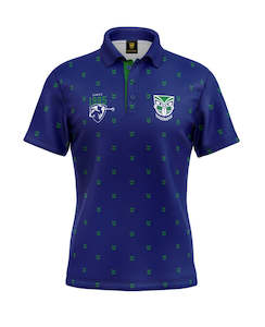 Mens Plus Size: Warriors NRL Mulligan Golf Polo Shirt