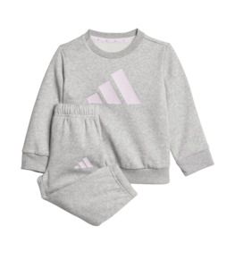 Adidas Toddlers Big Logo Jogger Set Grey/Pink