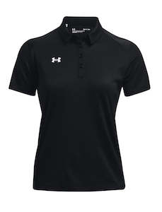 Womens T Shirts Polos: Under Armour Women's Team Tech Polo Black