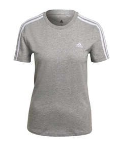 Womens T Shirts Polos: Adidas Womens 3S T-Shirt Grey