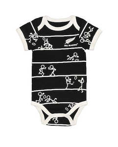 Rugby All Blacks Kids Infants: All Blacks Infants Stick Figure Bodysuit