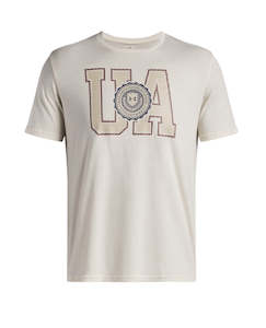 Under Armour College Crest Logo T-Shirt Stone