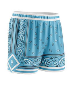 Kids: Triple Threat Kids Paisley Short Carolina Blue