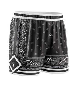Triple Threat Kids Paisley Short Black