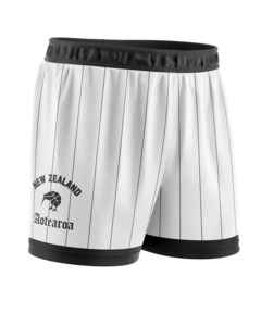 Kids: Triple Threat Kids Kiwi Basketball Short White