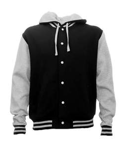 Mens Jackets: Hooded Letterman Jacket
