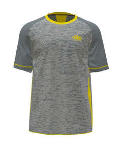 Paladin Men's Tennis Baseline T-Shirt Grey/Yellow
