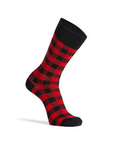 Swanndri Cotton Heritage Sock Red/Black