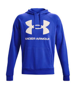 Mailer Fathers Day Deals: UA Rival Fleece Big Logo Hoodie Versa Blue