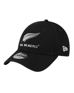 Mens: All Blacks New Era 940 'Silver Badge' Snap Back Cap Black