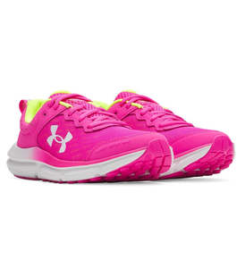 Under Armour Kid's Assert 10 Running Shoes Pink