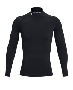 Under Armour HeatGear® Men's Mock Long Sleeve Top Black