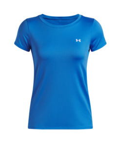 Womens T Shirts Polos: Under Armour Women's HeatGear® Armour Short Sleeve Baselayer Top Blue