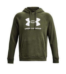 Under Armour Rival Fleece Big Logo Hoodie Marine Green