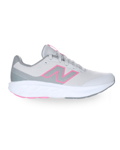 New Balance Kid's 520 Lace Shoe Grey/Pink
