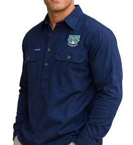 Mens T Shirts Polos: Warriors NRL 'Rusty' Work Shirt