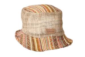 Woven Hemp Hat: Hemp Hat Bucket Design Gary Brown - Hemp Hat