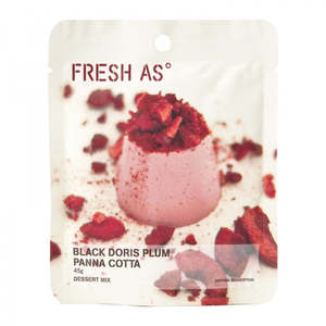 Fresh As Plum Panna Cotta