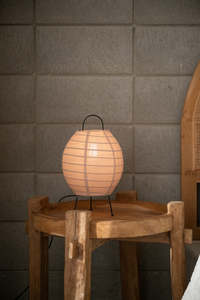 Lighting: Cocoon Table Lamp — Warm Beige