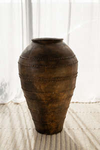 Pots Planters: Farah Pot  - Brown