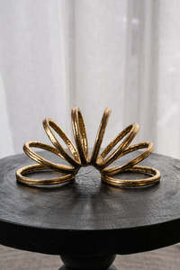Decorative Objects: Slinky Sculpture - Gold