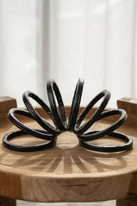 Decorative Objects: Slinky Sculpture - Black
